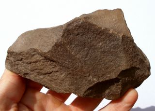 Paleolithic Bi - Face Stone Axe Head Western Sahara artifacts Ref GD.  AX1 2