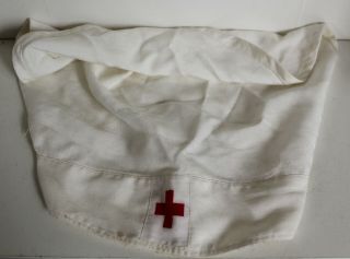 German Ww 2 Cap / Hat For A Red Cross Nurse