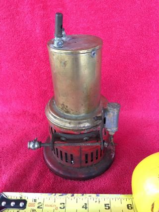 Vintage Weeden Electric Live Toy Steam Engine No 420 Tin & Brass 4 Parts Repair