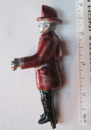 Hill Climber Standing Cast Metal Fireman