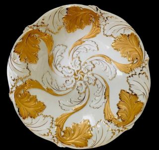 Antique meissen porcelain Rococo Heavy Gold Gilded 2
