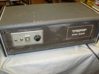 Vintage Traynor Pm - 300 Power Amplifier - Powers Up.  No Testing Done.