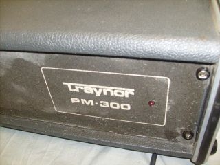 Vintage Traynor PM - 300 Power Amplifier - Powers up.  no testing done. 4