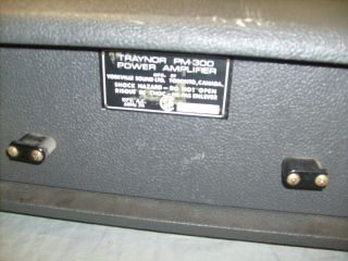 Vintage Traynor PM - 300 Power Amplifier - Powers up.  no testing done. 5