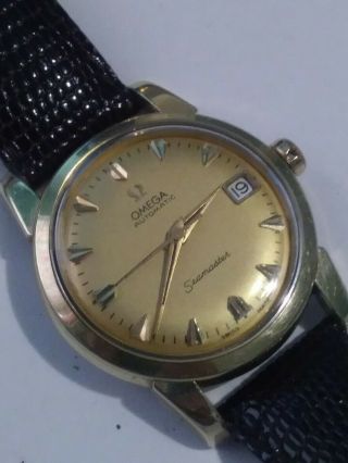 Omega Seamaster Gold Capped Cal.  1020 Wrist Watch For Men