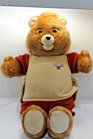 Teddy Ruxpin Bear Complete 1985 Worlds of Wonder 5 Stories 5 Books 4