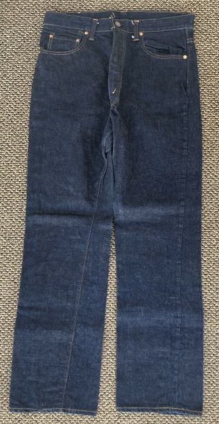 Vintage Hard To Find Levis Big E Xx Redline 517 0217 Dark Wash Jeans Sz 36 X 34