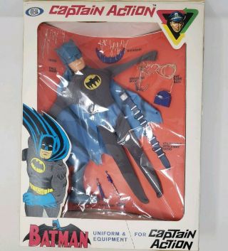 Scarce Vintage 1967 Ideal Captain Action Batman Complete