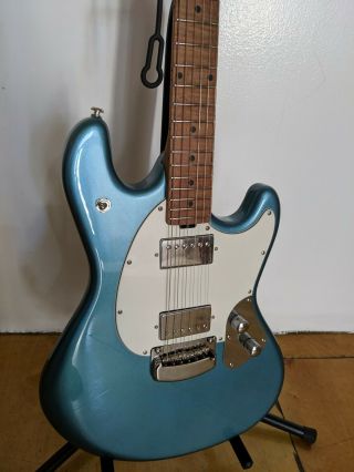 Ernie Ball Music Man StingRay RS - HH Electric Guitar - Vintage Turquoise - 10
