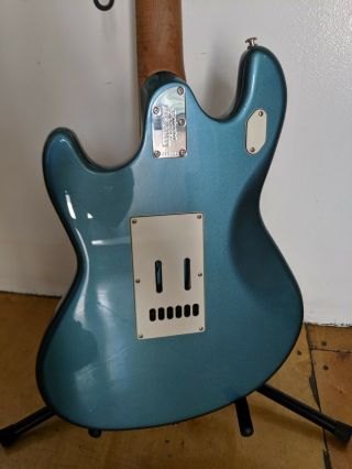 Ernie Ball Music Man StingRay RS - HH Electric Guitar - Vintage Turquoise - 9