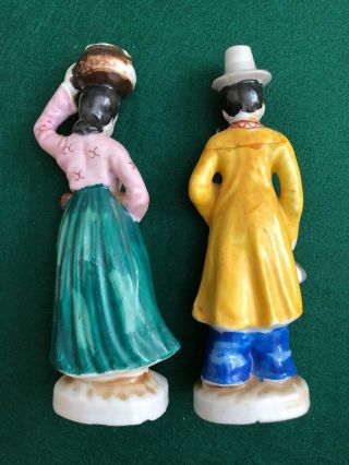 Rare 1940s Vintage Occupied Japan Korean Custom Hand Painted Two Dolls Korea 2