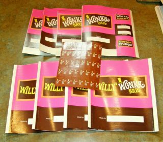 Vintage 70 ' s Willy Wonka Chocolate Candy Factory Kit Cereal Mail Away Promo EXC 7