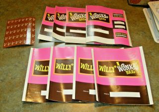 Vintage 70 ' s Willy Wonka Chocolate Candy Factory Kit Cereal Mail Away Promo EXC 8