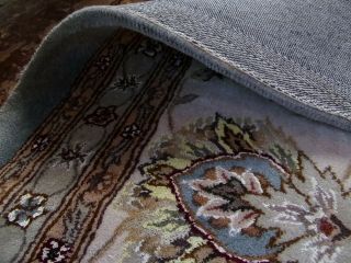 X Large Hand Tufted Silk & Wool Oriental Rug HANDMADE CARPET Agra FLORAL Keshan 7