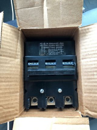 Vintage Challenger Qfp24 3 Pole 225 Amp Circuit Breaker (a45)