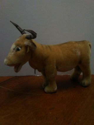 Vintage Steiff Texas Longhorn Steer