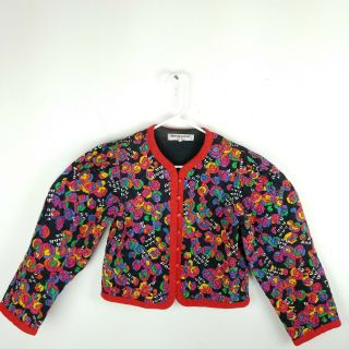 Saint Laurent Rive Gauche Vintage Floral Jacket 40