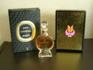 Vintage Guerlain Nahema Pure Parfum Flacon 1/4 Fl Oz.  Classic Formula