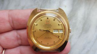 Vintage Omega Electronic F 300 Hz Quartz Watch.  (restore.  Not.  Parts)