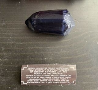 Star Wars Galaxy’s Edge Black Kyber Crystal Rare And Out Of Production Map 3