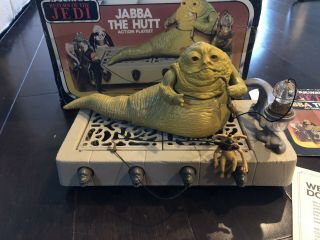 Star Wars Return Of The Jedi Jabba The Hutt Kenner 1983 Vintage 2