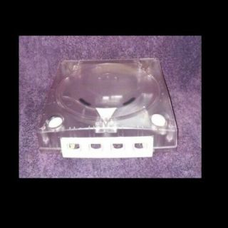Replacement Case Clear For Sega Dreamcast Vintage Very Rare