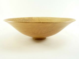 Vintage Bert Marsh - Large Turned Wooden Bowl - 23.  5 Cm