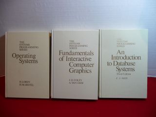 THE SYSTEMS PROGRAMMING SERIES set of 11 VINTAGE Books Various Authors 4