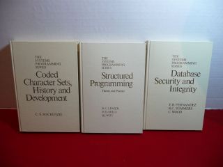 THE SYSTEMS PROGRAMMING SERIES set of 11 VINTAGE Books Various Authors 5