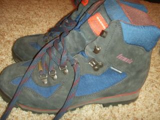 Garmont Formula Hiking Boots Vintage Blue Suede Gore - Tex Mens Size 9.  5