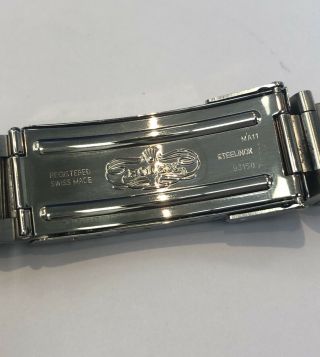 Vintage Rolex Submariner 5512 5513 1680 93150 end Link 580 Bracelet 20mm 1970’s 12