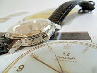 Vintage S/S 1968 Men ' s Omega Automatic 17 Jewel Cal.  550 Swiss Watch Runs 2
