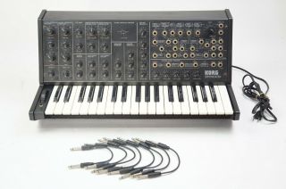 Korg Ms - 20 Early Type Vintage Analog Semi - Modular Synthesizer Full Serviced Ms20