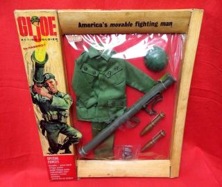 1964 Vintage Gi Joe Joezeta 7532 Takara Japan Market Green Beret Window Box