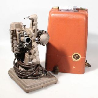 Vintage Revere 85 8mm Film Projector In Orig.  Carrying Case,  Art Deco