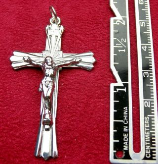 Army Chaplains Vintage Wwii Catamore Sterling Wartime Dog Tag Catholic Crucifix