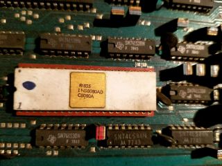 Ins 8080 Processor,  Very Rare Comes With Its Board,  Vintage Cpu