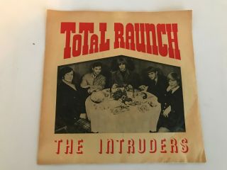 Vintage Garage Rock 45 Rpm The Intruders Total Raunch In Jacket
