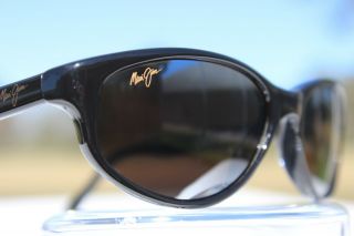 Maui Jim " North Shore " 158 - 02 Gloss Black / Grey {vintage & Flawless }