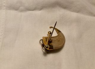 Antique Raj Tiger Claw Brooch 14ct Gold Ruby Pin/brooch.  1800s. 5