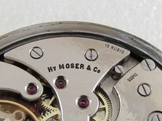 Henry Moser & Cie Laco Aviator Luftwaffe Pilots WWII Vintage IWC Swiss Watch 11