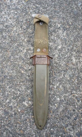 Ww2 Usm8 Knife Scabbard B M Co For Us Army M3 Trench Knife