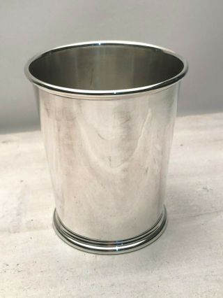 S Kirk & Son Julep Cup With Rolled Edge,  Sterling Silver,  277