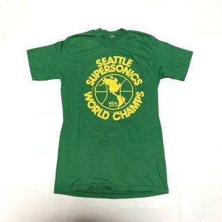 Vintage 1970s Seattle Sonics T Shirt Nba World Champs Collectors 1979