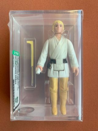 Star Wars 1977 Vintage Luke Skywalker Farmboy Dt Afa 80 Nm W/ Cib