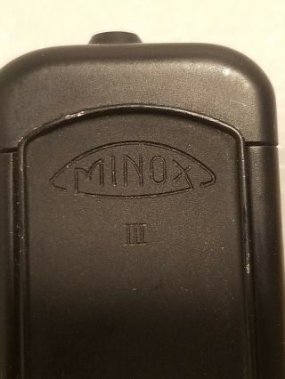 Rare Minox III Black camera 7