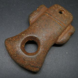 Antique Stone Axe Figure Statue Amulet