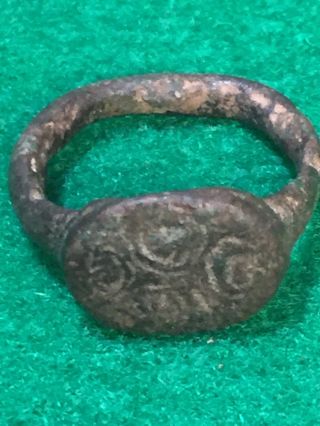 Ancient Roman Artifacts,  Bronze Ring,  Circa 1st - 3rd Century,  Ad