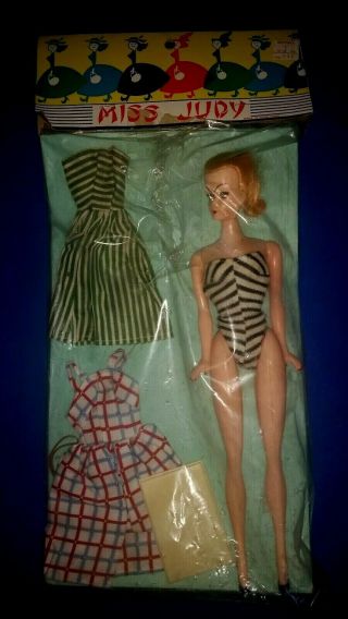 Vintage Miss Judy Lilli Clone Doll With Clothes In Baggie 5 Days