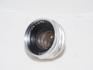Vintage Voigtlander Ultramatic Septon 50mm f2 fast lens Digital Mirrorless. 3